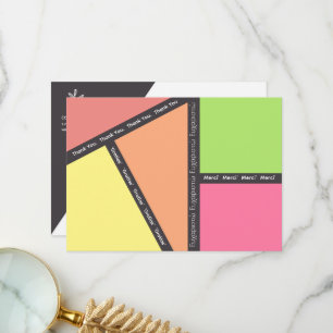 Tarjeta de agradecimiento de varios idiomas