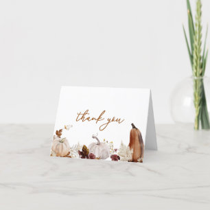 Tarjeta de agradecimiento de Veggie Local Grown Ba