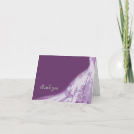 Tarjeta de agradecimiento de vestido de novia, ber