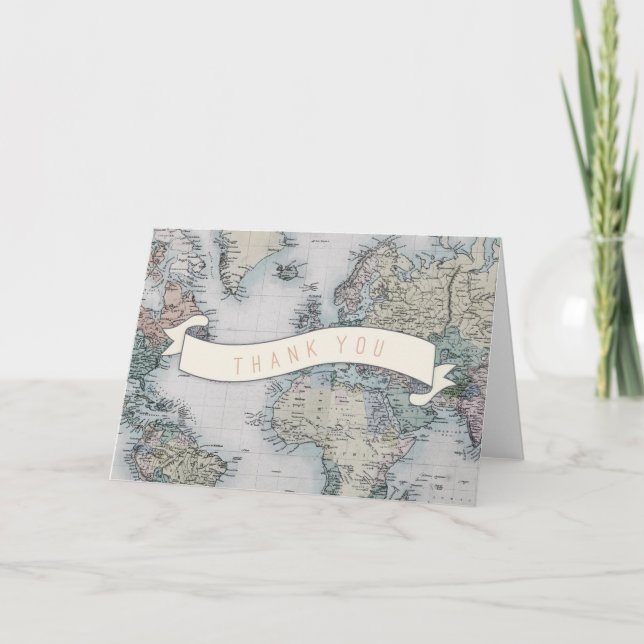 Tarjeta de agradecimiento de viaje (Anverso)