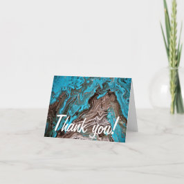 Tarjeta De Agradecimiento "De vuelta en la Bahía Azul"