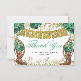 Tarjeta de agradecimiento de Western Green Hunter 