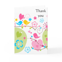 Tarjeta de agradecimiento de Whimsical Garden