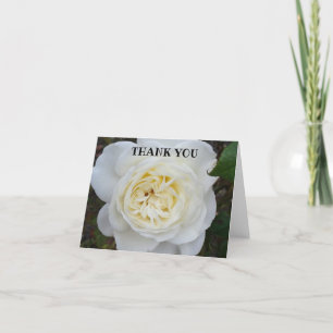 Tarjeta de agradecimiento de White Rose