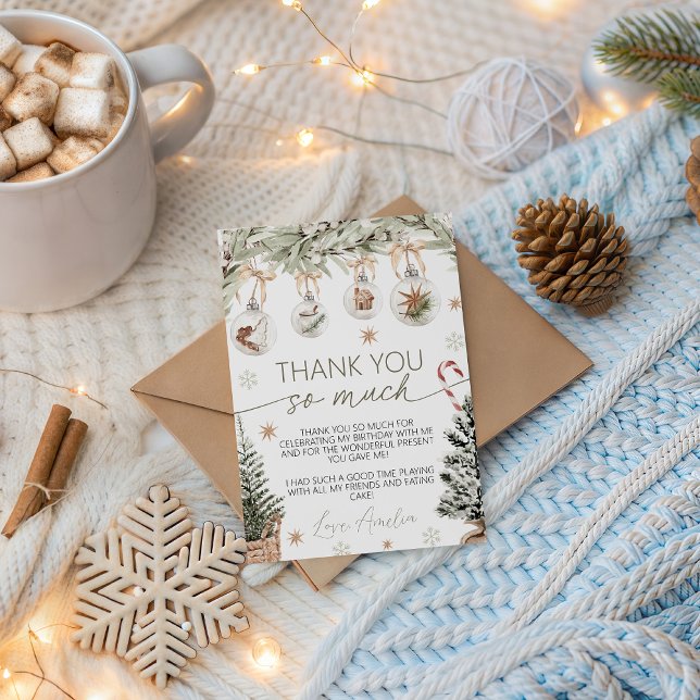 Tarjeta de agradecimiento de Winter Onederland (Subido por el creador)
