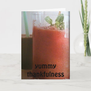 TARJETA DE AGRADECIMIENTO DE YUMMY