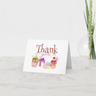 Tarjeta de agradecimiento de Yummy con Tratamiento