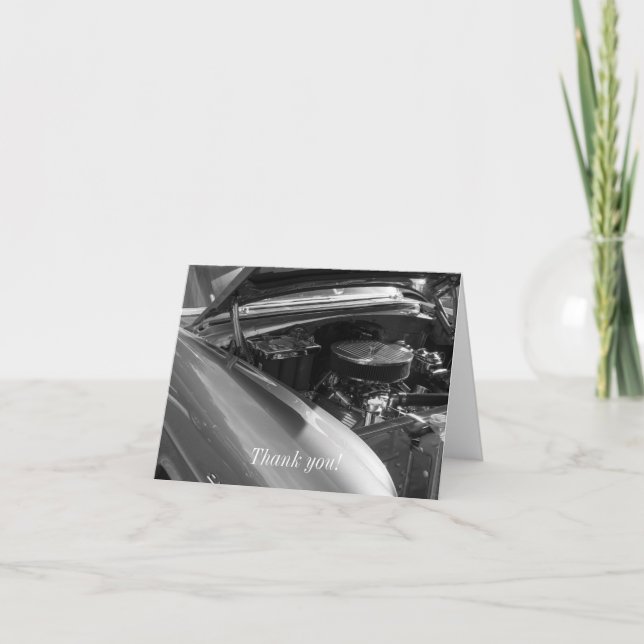 Tarjeta De Agradecimiento Debajo Del Capuchón (Anverso)