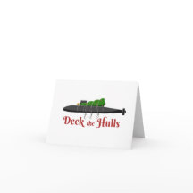 Deck the Hulls - SubChristmas Tree Card