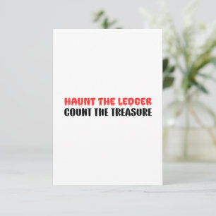 Tarjeta De Agradecimiento Declaración divertida de Halloween