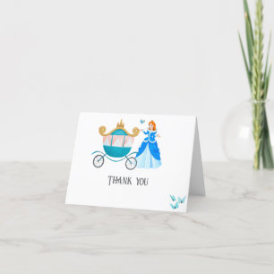 Tarjeta De Agradecimiento Decoración de la fiesta de cumpleaños de la prince