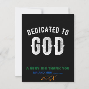 TARJETA DE AGRADECIMIENTO DEDICADO A DIOS PERSONALIZABLE GUAY TEXTO BLANCO