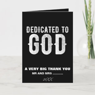 TARJETA DE AGRADECIMIENTO DEDICADO A DIOS TEXTO BLANCO PERSONALIZABLE GENIAL