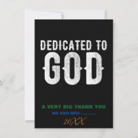 DEDICADO A DIOS TEXTO BLANCO PERSONALIZABLE GENIAL