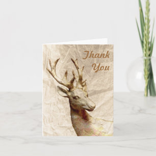 Tarjeta De Agradecimiento Deer Gracias