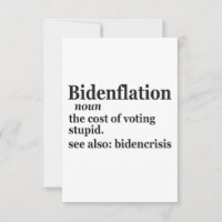 Definición divertida BidenFlation Politics America