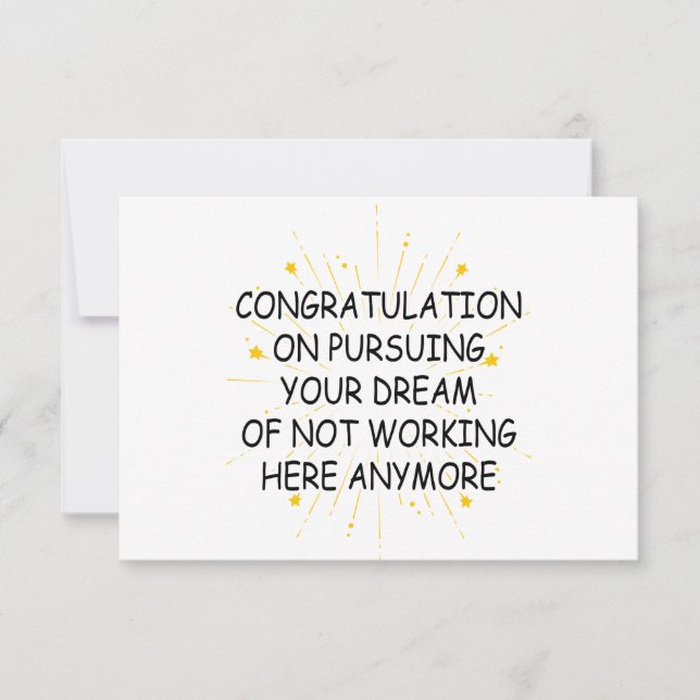 Tarjeta De Agradecimiento dejando regalos de felicitación de compañeros de t (Anverso)