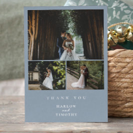 Tarjeta de agradecimiento del Boda fotográfico min