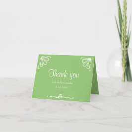 Tarjeta de agradecimiento del Boda personalizado d