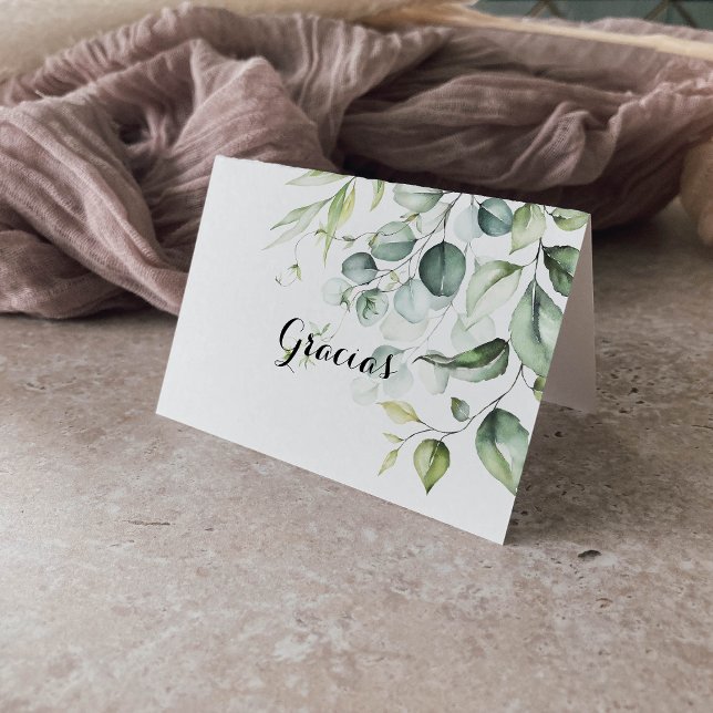 Tarjeta de agradecimiento del Boda plegado de colo (Subido por el creador)