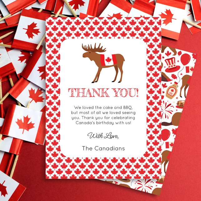 Tarjeta de agradecimiento del Día de Canadá (Subido por el creador)