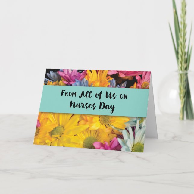 Tarjeta De Agradecimiento Del Día de las Enfermeras de Ee.Uu. gracias Gerber (Anverso)