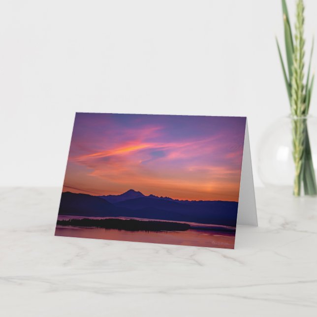 Tarjeta de agradecimiento del estado de Mt Baker W (Anverso)