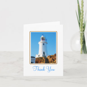 Tarjeta de agradecimiento del faro