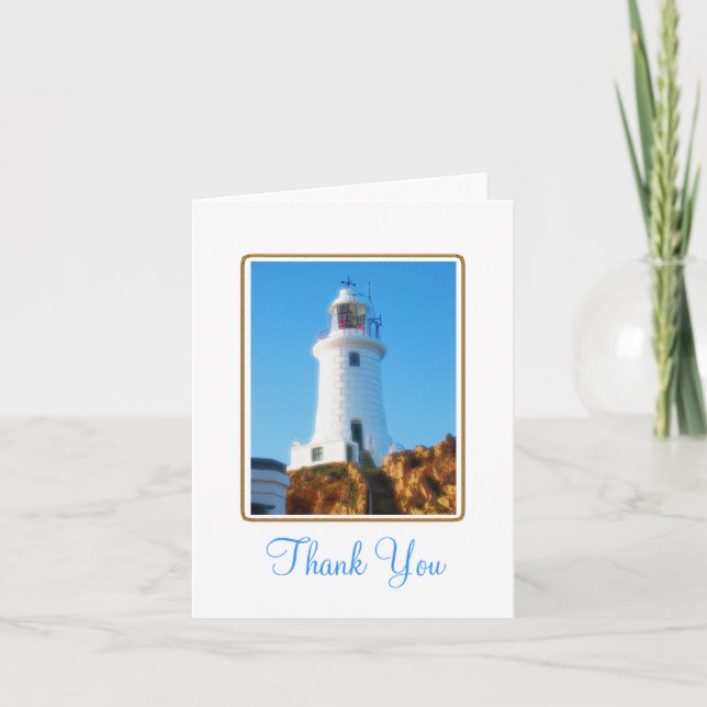 Tarjeta de agradecimiento del faro (Anverso)