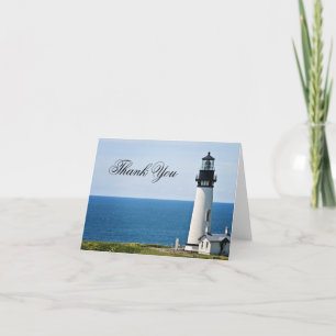 Tarjeta de agradecimiento del faro