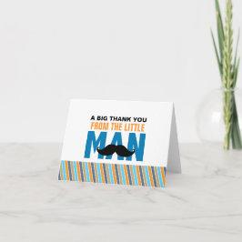 Tarjeta de agradecimiento del "hombre pequeño"