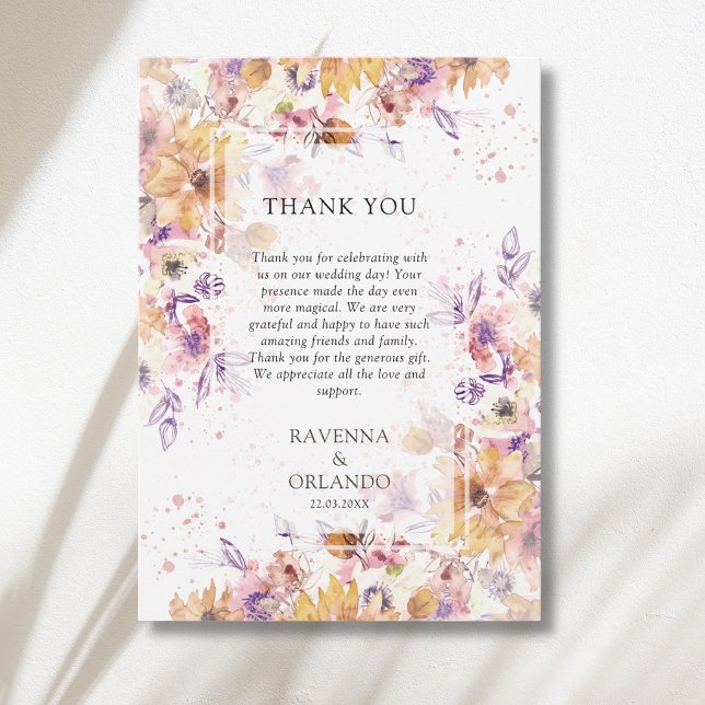 Tarjeta de agradecimiento del jardín botánico de o (Subido por el creador)