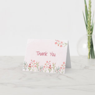 Tarjeta de agradecimiento del Jardín de Flores Sil