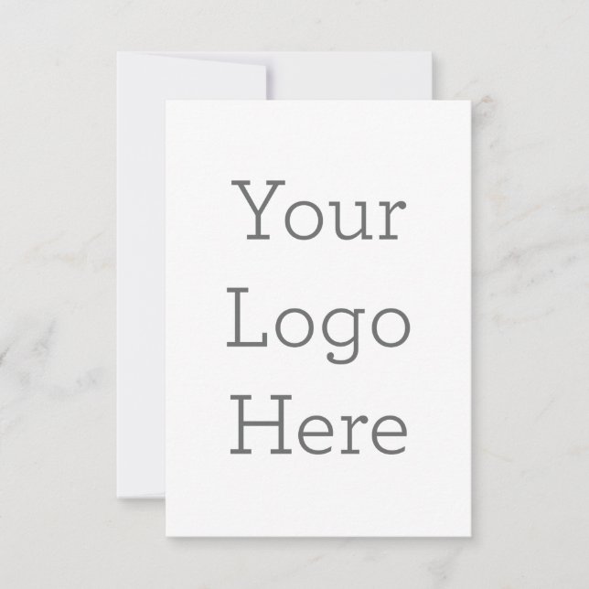 8,9 cm x 12,7 cm Tarjeta de agradecimiento plana (Anverso)