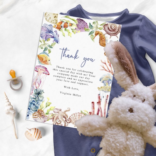 Tarjeta de agradecimiento del océano (Subido por el creador)