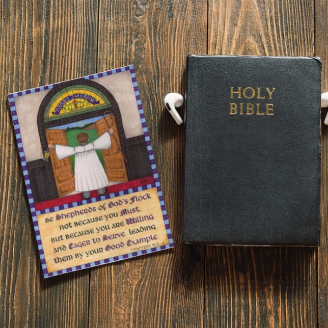 Tarjeta de agradecimiento del pastor pastor pastor (Subido por el creador)