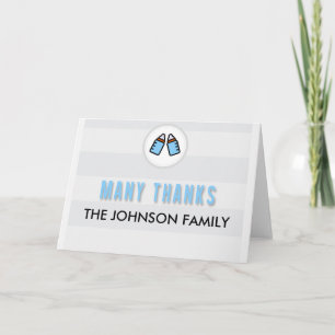 tarjeta de agradecimiento del personalizado