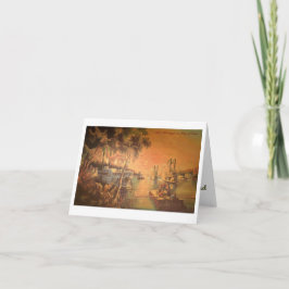 Tarjeta de agradecimiento del río Misisipi