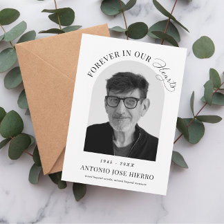 Tarjeta De Agradecimiento Del Servicio Memorial Im