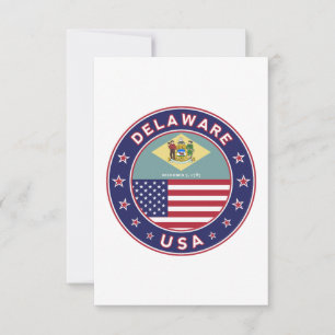 Tarjeta De Agradecimiento Delaware
