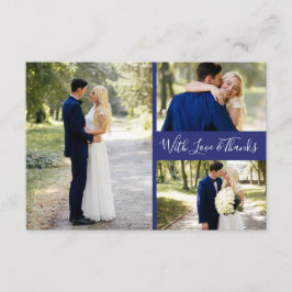 Tarjeta De Agradecimiento Delfts Blauw | Collage De Fotos De Delft Blue