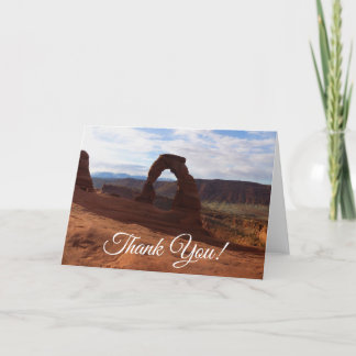 Tarjeta De Agradecimiento Delicado Arco I en el Parque Nacional Arches Graci