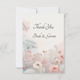 Tarjeta De Agradecimiento Delicate Queen Anne's Lace Photo Thank you Card