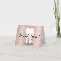 Dental Office Dentist Rubor Rosa Purpurina Gold