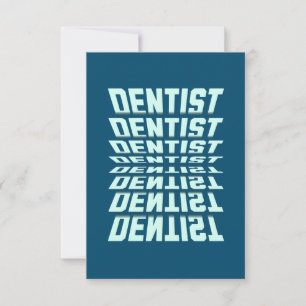 Tarjeta De Agradecimiento Dentist Rolodex