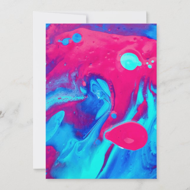 Tarjeta De Agradecimiento Dentro de una lámpara de lava (Anverso)