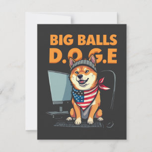 Tarjeta De Agradecimiento Departamento Doge de Eficiencia del Gobierno