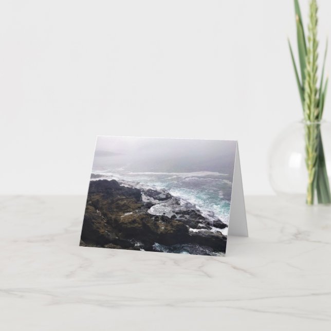 Tarjeta De Agradecimiento Depoe Bay, Oregón (Anverso)