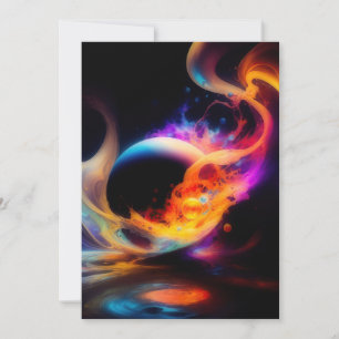 TARJETA DE AGRADECIMIENTO DERRAME DE ESFERA COSMÁTICA