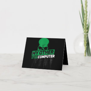 Tarjeta De Agradecimiento Desarrollador de ingeniería de sistemas Hacker Ner